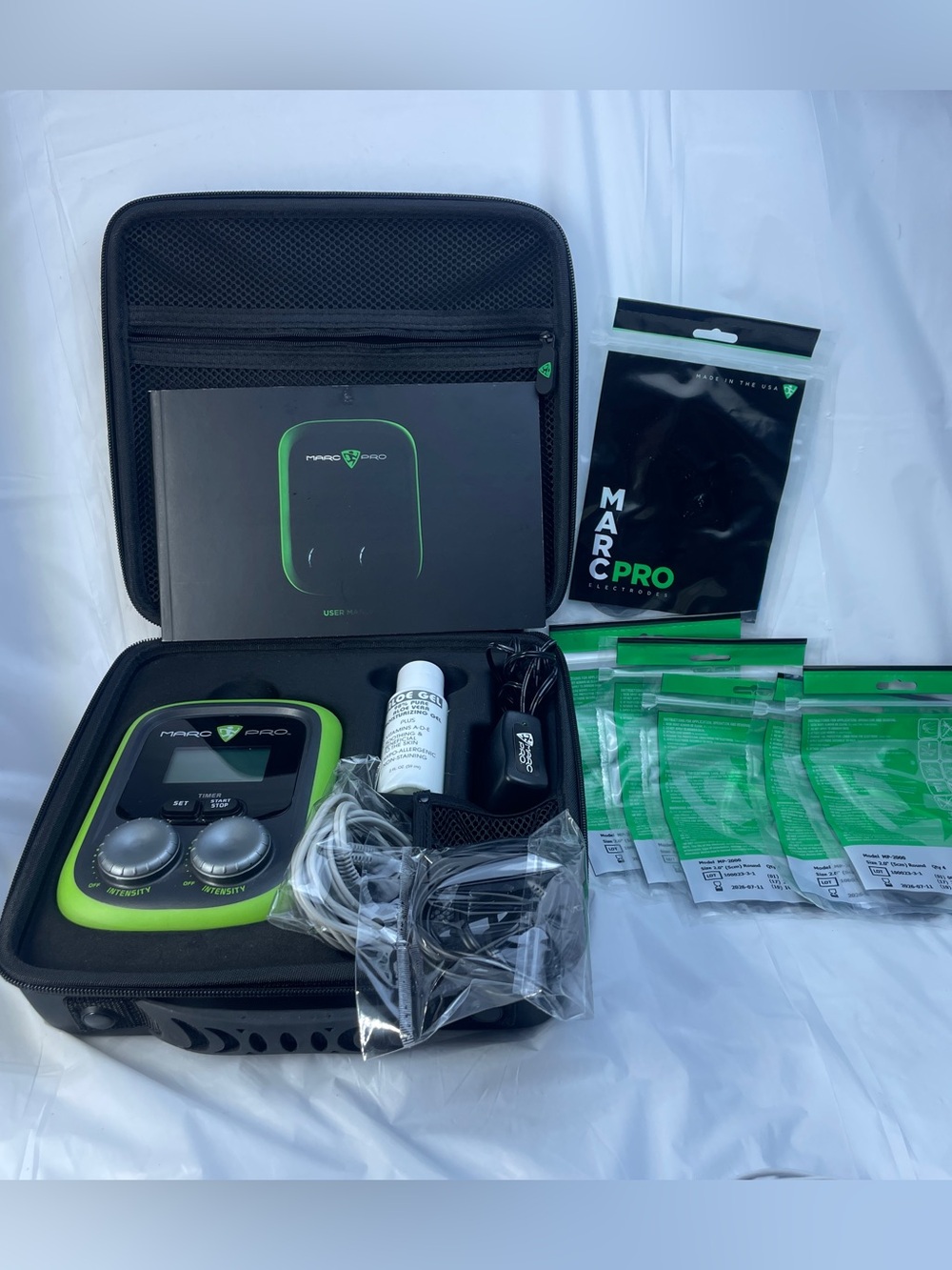 Marc Pro Model M4. electrical muscle stimulator +muscle Recovery. Open box